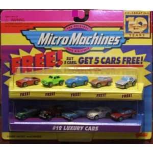  Micro Machines Luxury Cars #12 Collection w/5 Bonus Cars 