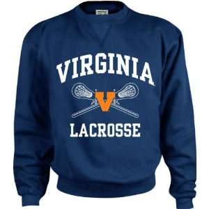  Virginia Cavaliers Perennial Lacrosse Crewneck Sweatshirt 