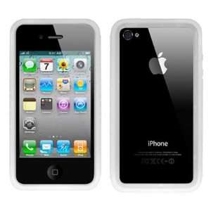 APPLE IPHONE 4 SILICONE BUMPER   CLEAR (Fits AT&T, Sprint and Verizon 
