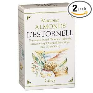 Vea Marcona Almonds Curry with LEstornell Extra Virgin Olive Oil, 3.5 