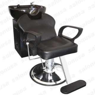 ONE HIGH QUALITY ALL PURPOSE RECLINED HYDRAULIC BARBER CHAIR, THE HEAD 