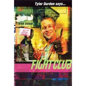  27 x 40 Fight Club 1999 Movie Poster Style J