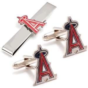  Los Angeles Angels Baseball MLB Cufflinks with Matching 