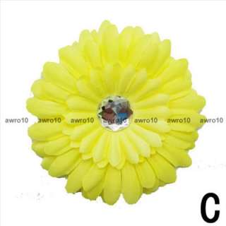 1Pieces Adorable baby daisy flower & hair bow clips/C  
