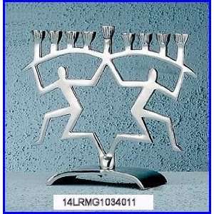  Contemporary Aluminum Dancers Star Menorah Everything 