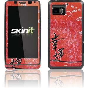  Bamboo, red good luck skin for Motorola Droid Bionic 4G 
