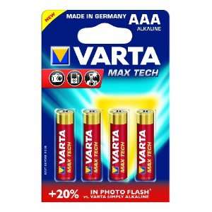  Varta Aaa 4 Pack 1.5v Alkaline Battery Health & Personal 