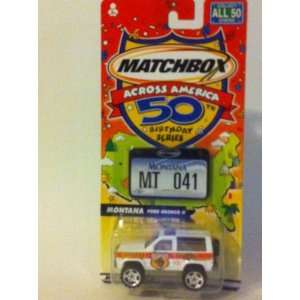  Matchbox Across America Montana Ford Bronco II Toys 