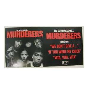  The Murderers Poster 2 sided Irv Gotti 