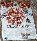 1989 ad Blue Diamond Almonds nuts snack mix recipes  