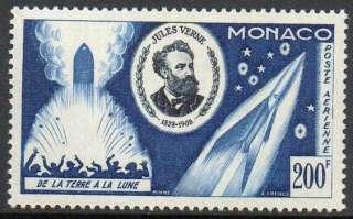 Monaco 1955 Jules Verne Rocket VFMNH (C45)  