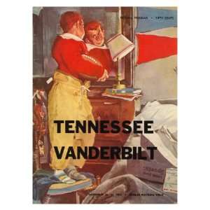  Tennessee vs. Vanderbilt, 1955 Sports Giclee Poster Print 