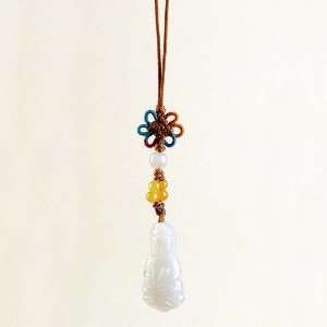 Mini Jade Ornament/Hanger   Kwan Yin