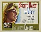 La verite Brigitte Bardot Charles Vanel movie poster pr