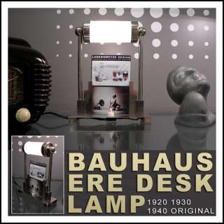 RARE BAUHAUS PICTURE FRAME DESK LAMP LAMPE 1920 ART DECO PRE MID 