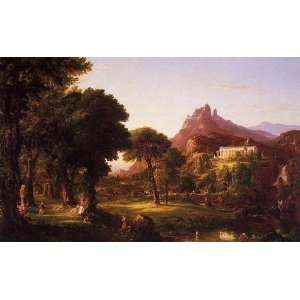   Oil Reproduction   Thomas Cole   32 x 20 inches   Dream of Arcadia