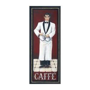   Caffe   Artist Gregory Gorham  Poster Size 20 X 8