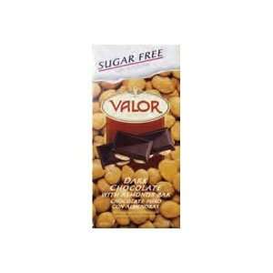 VALOR Sugar Free Dark Chocolate with Almonds Bar 7oz 10 Count