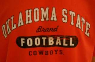 NCAA OKLAHOMA STATE UNIVERSITY Cowboys Orange T Shirt TEE SHIRT  