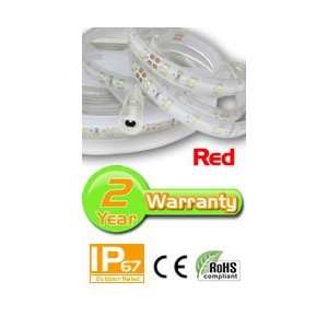  RED Waterproof LED Strip 22W