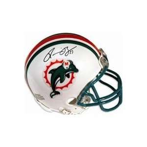  Ronnie Brown autographed Football Mini Helmet (Miami 