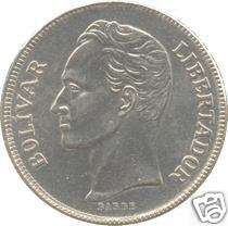 1977 Venezuela 1 Bolivar Coin  