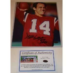  Steve Grogan New England Patriots Autographed/Hand Signed 