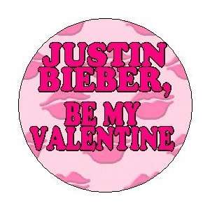 JUSTIN BIEBER   BE MY VALENTINE 1.25 MAGNET ~ LOVE Valentines Day