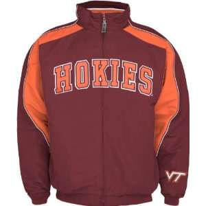  Virginia Tech Hokies 2010 Element Full Zip Jacket Sports 