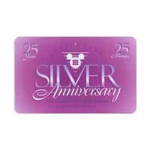 Collectible Phone Card 25 Minutes (25 Years) Silver Anniversary of 