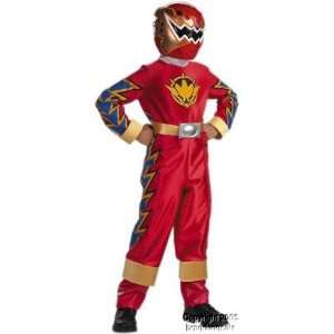  Kids Red Ranger Dino Thunder Costume (Small 4 6) Toys 