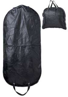 Embassy Black Leather Garment Clothing Travel Bag Dress Suits Luggage 
