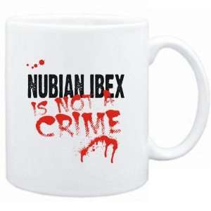 Mug White  Being a  Nubian Ibex is not a crime  Animals  