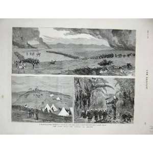  1879 Zulu War Ekowe Camp Ginghilova Fort Pearson Art