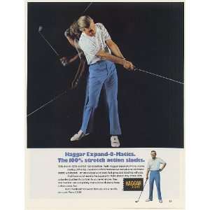  1973 Haggar Expand O Matic Slacks Stretch Action Golfer 