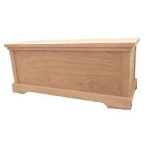  Unfinished Hope Chest, Cedar Lined, Solid Oak or Solid 