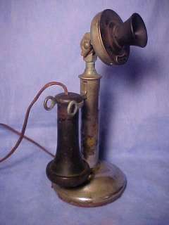 1892 Western Electric / American Bell candlestick telephone   nickel 