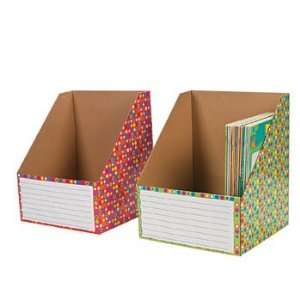  2 Color Dots Wide Book Holders   Teacher Resources 