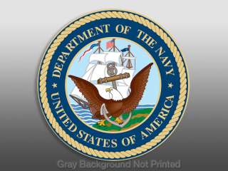 Round US Navy Seal Sticker   logo decal stickers decals  