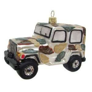  Personalized Desert Camouflage Car Christmas Ornament 