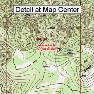   Map   Shay Mountain, Utah (Folded/Waterproof)
