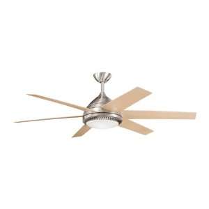 Kichler 300021BSS, Ceres Brushed Stainless Steel 56 Ceiling Fan with 