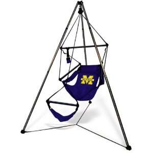  Michigan Wolverines Hammock Chair with Tripod Stand 