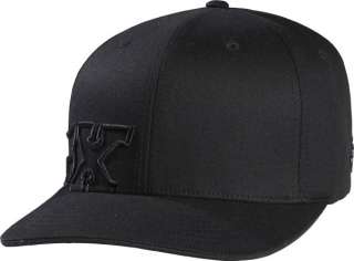 NEW FOX BORDER STRAPPED FLEXFIT HAT BLACK L/XL  