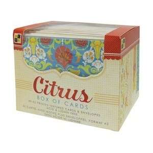 New   Box Of Cards & Envelopes   Citrus A2 Size 40/Pkg by 