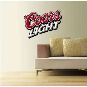Coors Light Beer Wall Decal 25 x 19