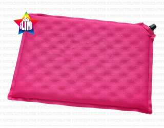 Self Inflating Pillow Seat Cushion Sleeping Gear Pink  