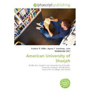  American University of Sharjah (9786134260534) Books