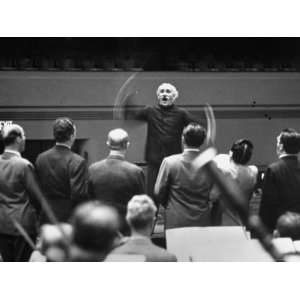 Conductor Arturo Toscanini Conducting Singers from the 