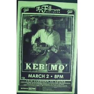  Keb Mo Fillmore Denver 2003 concert poster